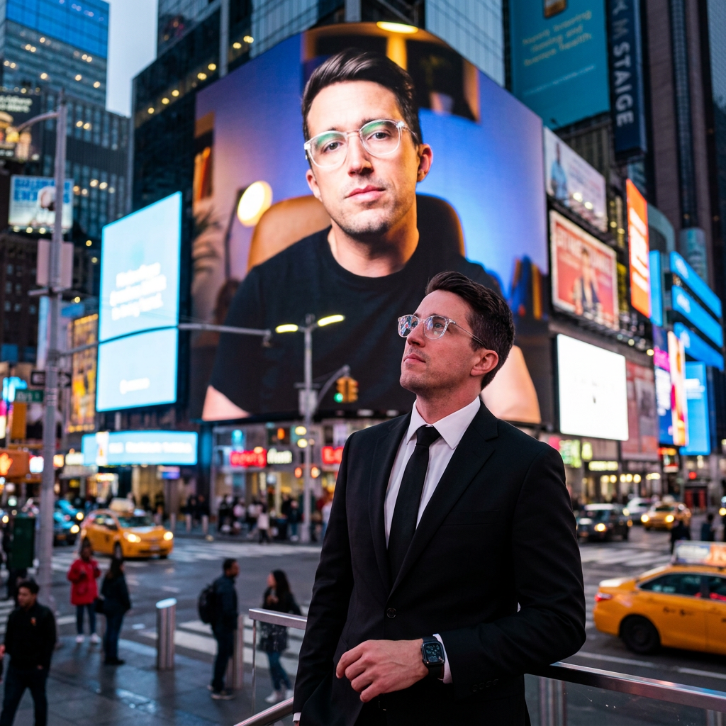 Founder style portrait in the city